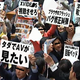 Illustration for article titled Japanese Political Protest Turned into a Photoshop Meme